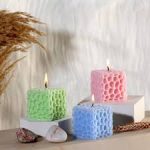 Honey Comb Candle - Set of 3