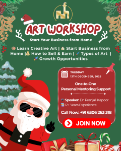One Day Art Workshop for Women 🌸 – Start Business from Home & Learn Creative Art Join Now